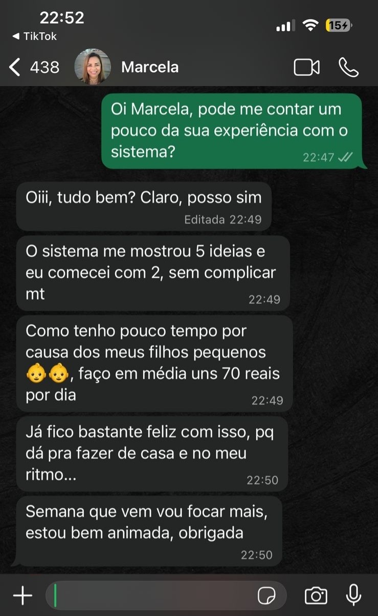 Depoimento de Marcela